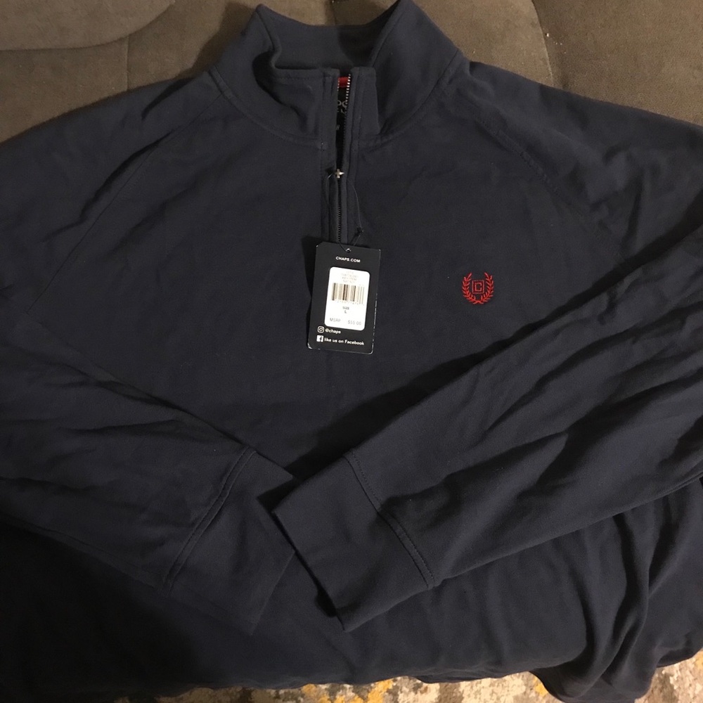 Men’s size Large Chaps long sleeve, NWT.